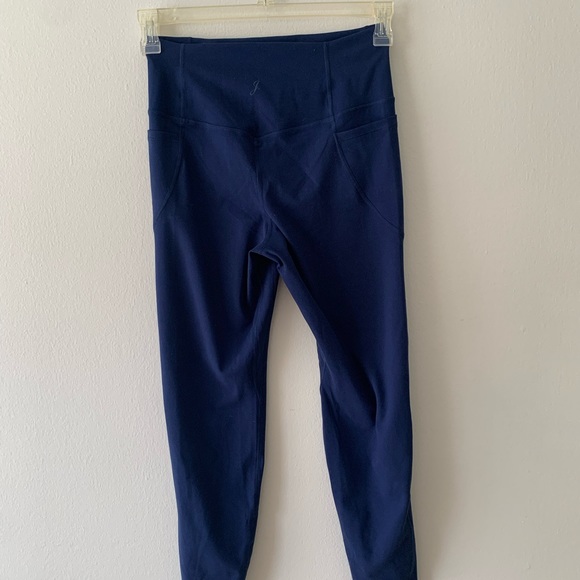 J CREW Active workout pants blue medium NEW - Picture 3 of 7